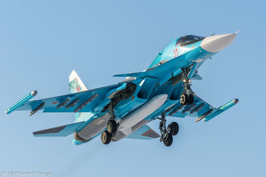 В Новосибирске впервые покажут истребитель Су-34 «Утёнок»